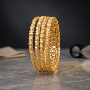 Joyeria สร้อยข้อมือทองเหลืองชุบทองหรูหราแบบดั้งเดิมเครื่องประดับแฟชั่นย้อมสีทอง - Product Image 3