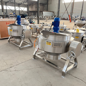 Cuocitore Industriale Marmita, Macchina per Cucinare con Miscelatore, Pentola Miscelatrice per Delizie Turche - Product Image 3