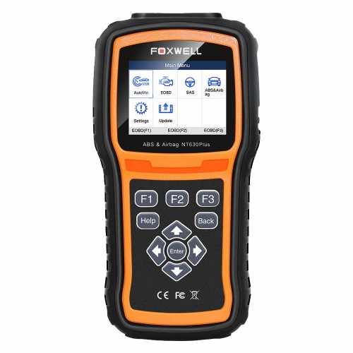 Foxwell NT630 PlusOBD2自動車用スキャナーエンジンチェックABSSRSエア 