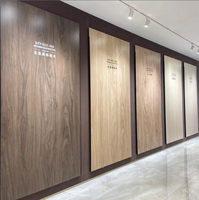 Panneau mural décoratif en charbon de bambou lisse, le plus populaire, en fibre de bambou, imperméable, pour hôpital, chambre, villa moderne, entrepôt