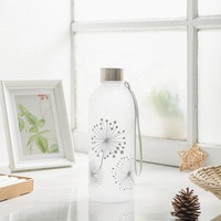 Bouteille d'eau en plastique grande capacité 1 litre, bouteille de boisson en plastique écologique pour les voyages, le camping, sans BPA