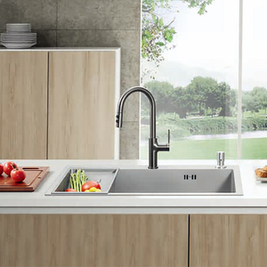 Fregadero de Cocina NUOMI <span class=keywords><strong>CARLOW</strong></span> de Diseño Único y Alta Calidad, Material SUS304 con Recubrimiento Nano - Product Image 6