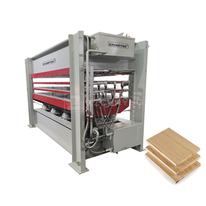 Hot cán Báo Chí hoàn toàn tự động ván ép Veneer HPL cửa gỗ Bảng điều chỉnh máy ép nóng - Product Image 3