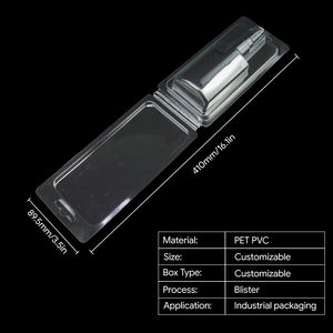 ถาดพลาสติกแบบฝาพับวัสดุ PET ขนาดตามสั่ง บรรจุภัณฑ์พลาสติกใสแบบฝาพับ - Product Image 3