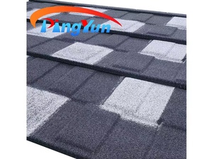 Láminas de Techo con Recubrimiento de Piedra <span class=keywords><strong>Illa</strong></span>, Tejas Metálicas Decorativas para Diseño de Villas Modernas - Product Image 2