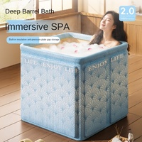 Baignoire à glace pliable portable, baignoire à température constante, baril de récupération par le froid pour adultes et enfants