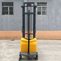 Chariot élévateur semi-électrique à petit rayon de braquage de 1,5 tonne pour allées étroites, économe en énergie, homologué CE