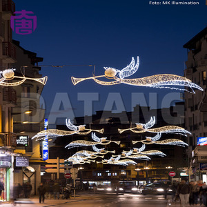 Festive Road Crossing <b>Light</b> Installation for Christmas Market City Street and Commercial Area Decoration - Product Image 4