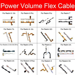 Câble flexible de bouton de volume en gros, bouton latéral, marche/arrêt, flexible pour Xiaomi <span class=keywords><strong>5S</strong></span> 8 9 10 10T 8 Se A1 A2 A3 Pro Lite, pièces de réparation - Product Image 2