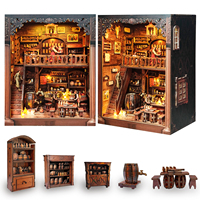Y-TOP Kit de Modélisme DIY en Bois 3D à Assembler, Thème Taverne Ancienne, pour Adultes, Jouet de Construction Architecturale