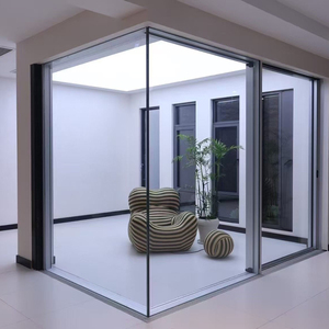 Fenêtres et portes en aluminium à cadre fin minimaliste, personnalisables, insonorisées, avec verre trempé pour <span class=keywords><strong>maison</strong></span> - Product Image 1