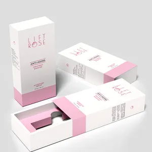 Маленькая белая складная картонная коробка на заказ, индивидуальные упаковочные коробки для медицинских косметических коробок