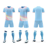 Ensembles de survêtements de football personnalisés pour adultes, uniformes à séchage rapide pour hommes, vente en gros de maillots du FC Barcelone personnalisés