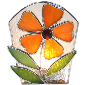 Portacandele in Vetro Colorato Saldato con Piccolo Angelo, Lampada in Vetro Colorato Stile Europeo con Motivo a Angelo, Portacandele Votivo - Product Image 4