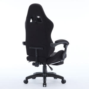 Venta al por mayor muebles para el hogar ergonómico reclinable Escritorio <span class=keywords><strong>de</strong></span> carreras PC <span class=keywords><strong>Silla</strong></span> <span class=keywords><strong>de</strong></span> ordenador <span class=keywords><strong>de</strong></span> <span class=keywords><strong>tela</strong></span> negra <span class=keywords><strong>silla</strong></span> <span class=keywords><strong>de</strong></span> oficina para juegos - Product Image 4