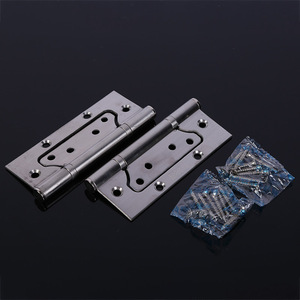 Bisagra de puerta de acero inoxidable de 4 y 5 pulgadas, tipo H, engrosada, con cierre suave para puertas de dormitorio de madera - Product Image 3