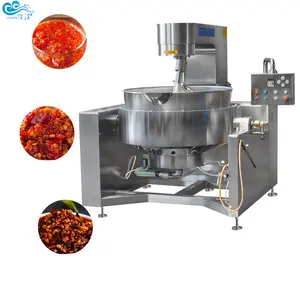 Best Price Gas Fired Curry Paste Cooking Mixer Machine for Chili Sauce Cooking Kettle with Mixer