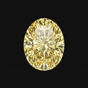 Color elegante amarillo corte ovalado DEF VVS VS 1CT 2CT 3CT 4CT HPHT CVD IGI/GIA certificado diamante sintético suelto cultivado en laboratorio Natural - Product Image 1
