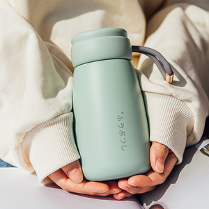 Taza Reutilizable Personalizada de 380 ml, Mini Taza Portátil de Doble Pared, Aislada al Vacío, de Acero Inoxidable, Ecológica, para Deportes, Escuela, Campamento, Agua - Product Image 5