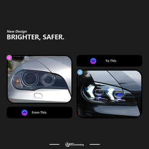 Phare Avant de Voiture LED pour BMW <span class=keywords><strong>X5</strong></span> E70, Projecteur LED Phare Lentille 2007-2013 X5M DRL Signal Animation Accessoires Automobiles - Product Image 2