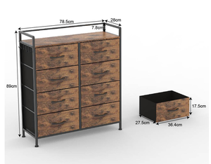 Thiết kế mới Tủ vải gấp ngăn kéo đồ nội thất hiện đại ánh sáng Ngăn kéo giá rẻ nhà máy - Product Image 6