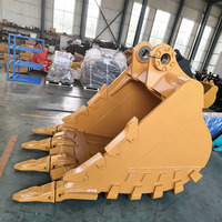 Aksesoris Bucket Excavator Langsung dari Pabrik, untuk Penggalian Lumpur dan Drainase, Bucket Standar Berbagai Jenis, Dijual