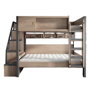 <span class=keywords><strong>Cama</strong></span> Literas <span class=keywords><strong>de</strong></span> Madera que Ahorra Espacio - Cajón Integrado - Escaleras Integradas - Diseño Práctico - Product Image 3