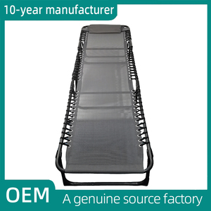 Líder al aire libre de alta calidad portátil playa Chaise Sun Lounge reclinable plegable ocio jardín playa cama Oficina cama de descanso - Product Image 2