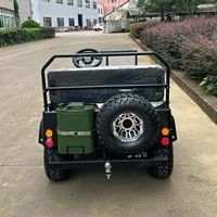 Exportation transfrontalière Mini Jeep tout-terrain 150cc à essence, moto tout-terrain à quatre roues, moto de style vintage