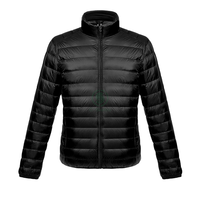 Nouveau style de vestes coupe-vent légères style duvet de canard blanc veste d'extérieur décontractée personnalisée pour hommes
