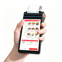 Terminal de point de vente intelligent portable avec écran tactile de 8 pouces, système Android 4G, imprimante USB Wi-Fi NFC, caisse enregistreuse, 4G