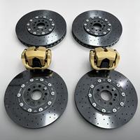 Karbon-Keramik-Bremsscheiben 440/410mm Großes Bremssattel-Kit Vorne 10-Kolben Hinten 4-Kolben für 2020 Porsche Taycan 4S AUDI E-TRON GT