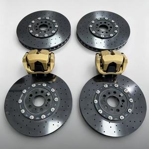 Kit de freinage à disque carbone-céramique 440/410 mm, étrier de frein avant 10 pistons, arrière <span class=keywords><strong>4</strong></span> pistons pour Porsche Taycan 4S 2020, AUDI E-TRON <span class=keywords><strong>GT</strong></span> - Product Image 3