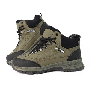 <span class=keywords><strong>Scarpe</strong></span> <span class=keywords><strong>Antinfortunistiche</strong></span> con Punta in Acciaio Antiurto Standard Europeo Suola in PU Rete in Pelle Super Resistente per Uso in Fabbrica Estate Inverno - Product Image 6