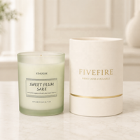 Bougie parfumée artisanale à l'odeur longue durée avec étiquette personnalisable, bougie parfumée de luxe avec boîte cadeau