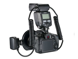 <span class=keywords><strong>Flash</strong></span> <span class=keywords><strong>macro</strong></span> Speedlite <span class=keywords><strong>Yongnuo</strong></span> YN24EX E TTL double pour appareils photo avec 2 têtes de <span class=keywords><strong>flash</strong></span> + 4 anneaux adaptateurs - Product Image 4