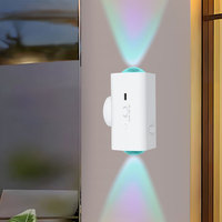 1500mAh Rechargeable Magnétique RGB Veilleuse Intelligente Dimmable Auto On/Off ABS Portable Ampoule LED Capteur Lumières pour La Décoration Intérieure