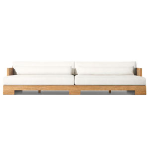 Style de luxe tous temps rotin bois 2 3 sièges jardin canapés hôtel <span class=keywords><strong>patio</strong></span> ensemble cour teck mobilier d'extérieur - Product Image 6