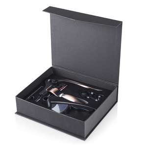 <span class=keywords><strong>Tire</strong></span>-<span class=keywords><strong>bouchon</strong></span> vertical pour bouteille de vin rouge, <span class=keywords><strong>coffret</strong></span> cadeau avec coupe-capsule - Product Image 6
