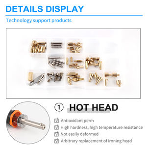 Alat Pirografik Kerajinan Hobi, Kit Pembakaran/Pengukiran/Pengembosan, Besi Solder Baja Tahan Karat dengan Pegangan Pensil, DIY, Promo Panas - Product Image 2