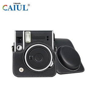 Bolsa de Cámara Vintage Retro de Cuero PU para <span class=keywords><strong>Fuji</strong></span> <span class=keywords><strong>Instax</strong></span> <span class=keywords><strong>Mini</strong></span> 40, Funda de Fotografía Digital para Almacenamiento, Protección y Transporte - Product Image 3