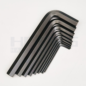 Black L Type Allen Hex Key Wrench Metric Size H0.7 0.9 1.3 1.5 2 2.5 3 4 5 6 7 8 9 10mm for Screw Driver Spanner <strong>Hand</strong> <strong>Tools</strong> - Product Image 3