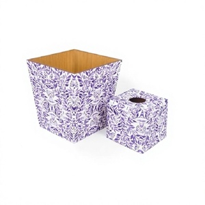 Wooden Waste Bin With Tissue Box With Superior Quality Square <b>Shape</b> Garbage Bin Dust Bin At Reasonable Price - Product Image 1