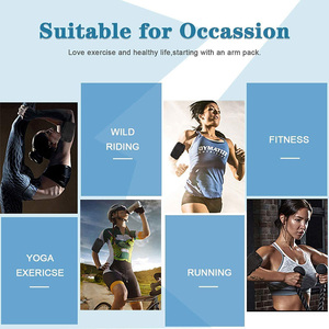 Venta al por mayor bolsas de brazo hombres mujeres accesorios de fitness bolsas de teléfono celular a prueba de agua deportes Jogging correr teléfono brazo bolsa al aire libre bolsa - Product Image 4