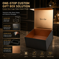 Emballage de luxe pour cosmétiques et parfums en carton rigide avec logo personnalisé CRD, laminage mat, doublure en éponge, fermeture magnétique, tiroir coulissant