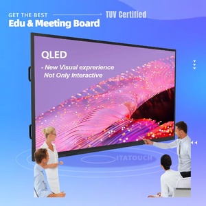 Hiseeview 75inch IR Interactive 4K <b>Touch</b> <b>Screen</b> Whiteboard 20/40 Point <b>Touch</b> Android 14.0 OS 86 Inch LED Flat Panel - Product Image 1