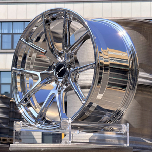 Jantes forgées Chrome Argent 17 18 19 20 22 24 pouces 5x100/5x112/5x114.3/5x120/5x115 pour BMW M5/330i Mercedes-Benz C260/E260/E300 - Product Image 2
