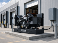 Générateurs diesel Perkins 100 kVA à châssis ouvert, générateur diesel 80 kW à châssis ouvert, système de refroidissement par eau, alternateur sans balais, triphasé AC