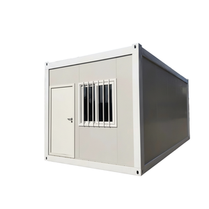 Maison conteneur préfabriquée pliable, maison conteneur modulaire empilable, maison en acier en kit pour <span class=keywords><strong>logement</strong></span> d'urgence et bureau - Product Image 1