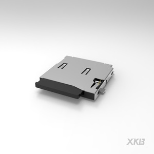 ขั้วต่อการ์ด Micro SD TF รุ่น XKTF-015-G แบบ Push Push SMD 2.0 มม. 9 ขา มาตรฐาน ROHS สำหรับอุปกรณ์อิเล็กทรอนิกส์บนแผงวงจรพิมพ์ (PCB) ยี่ห้อ XKB Connection - Product Image 1